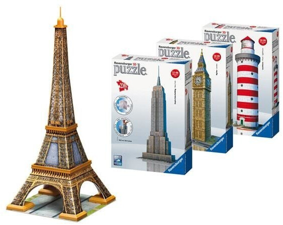 Puzzle 3d Tour Eiffel - Ravensburger - Monument 216 Pieces - Sans Colle -  Des 10 Ans à Prix Carrefour