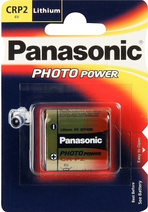 Panasonic CR-P2 6V 1400 mAh a € 4,99 (oggi)
