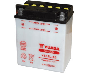YUASA YB14A-A2 Motorradbatterie 12V 14Ah YUMICRON inkl Säurepack