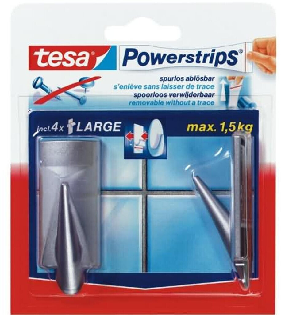 tesa® Powerstrips Self-Adhesive Hooks S, Trend - tesa