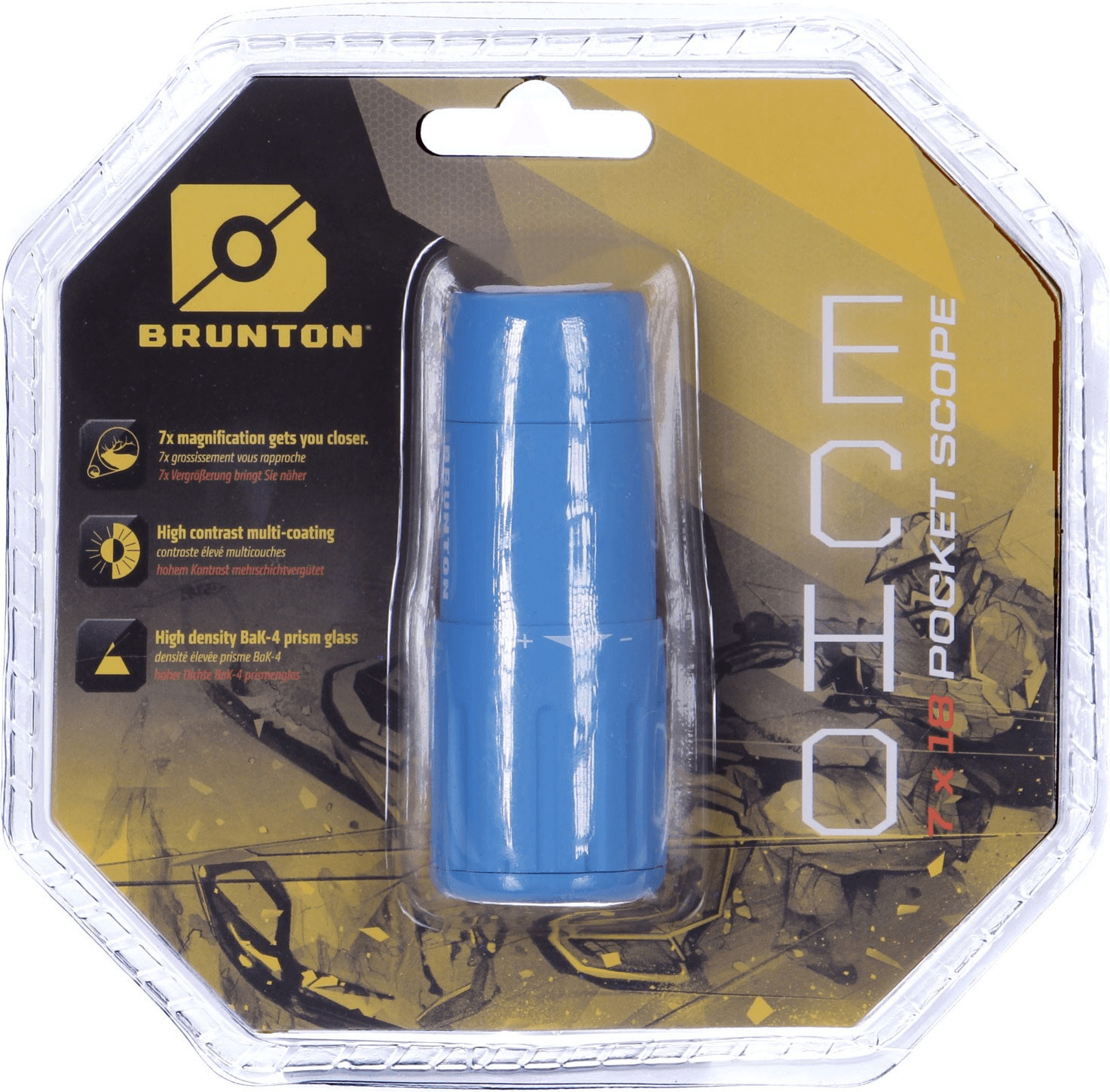 Brunton Echo Pocket Scope 7x18 bleu