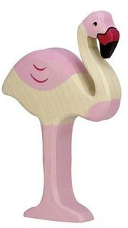 Holztiger Flamant rose
