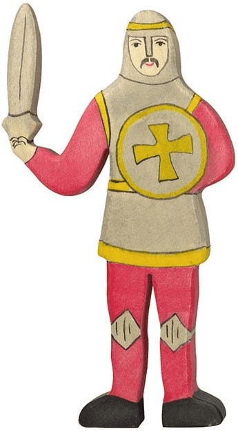 Holztiger Chevalier combattant rouge