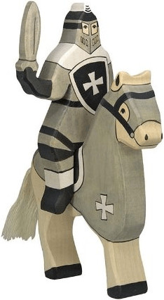 Holztiger Chevalier de tournoi noir