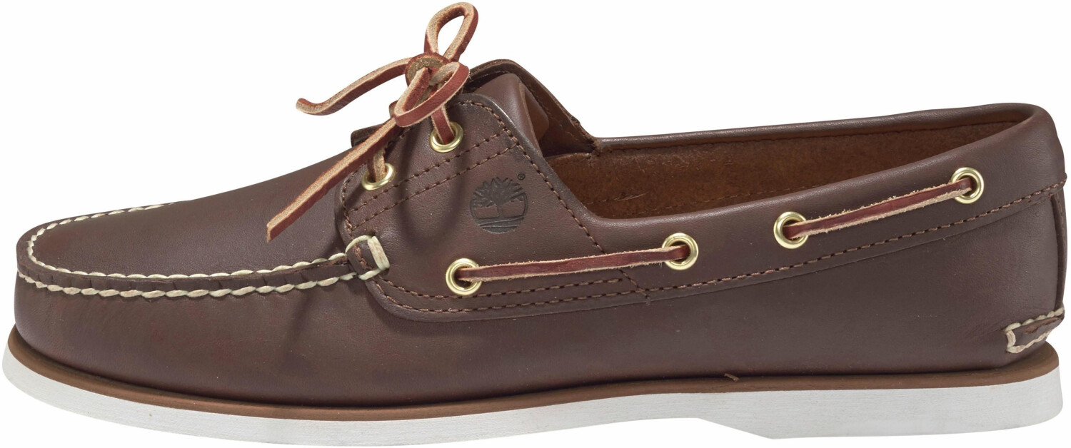 Buy Timberland Classic 2 Eye Boat Shoe Dark Brown Smooth 74035
