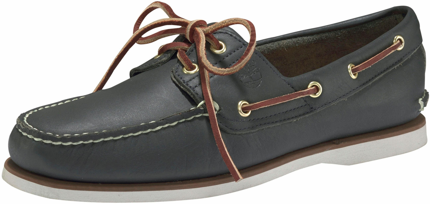 Timberland Classic 2-Eye Boat Shoe - Navy Smooth 74036