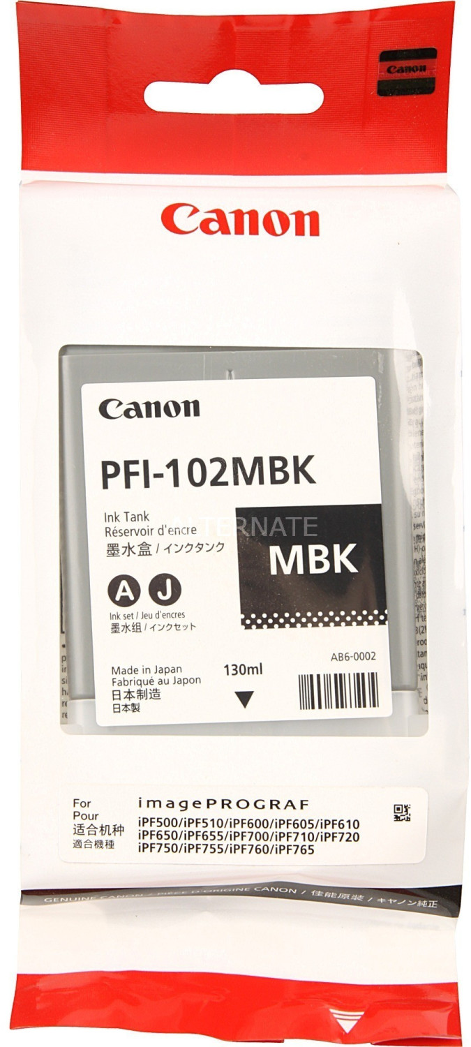 Canon PFI-102MBK (894B001) ab 45,57 € | Preisvergleich bei idealo.de