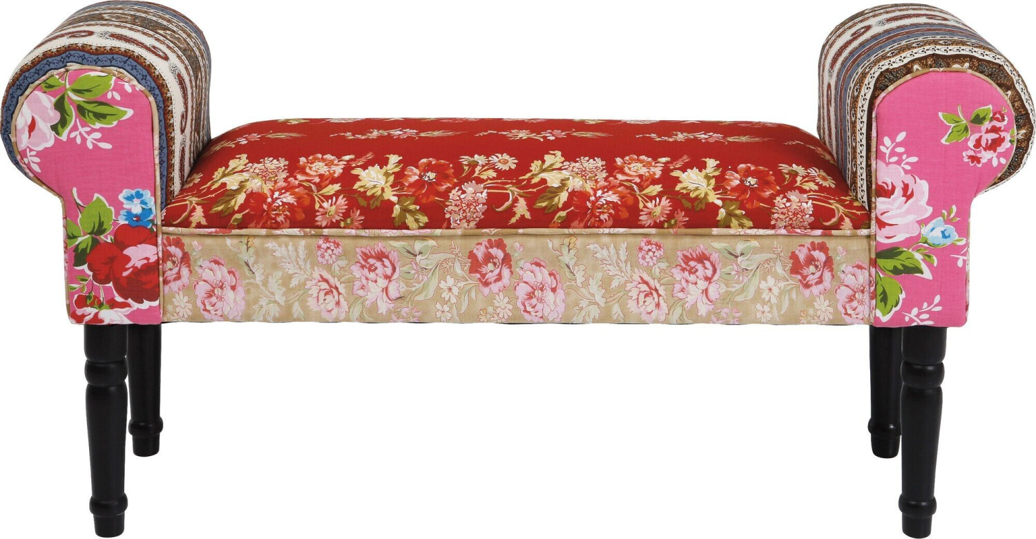 KARE Banc Patchwork Wing rouge