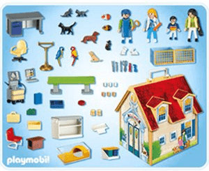 Soldes Playmobil Ma clinique vétérinaire à emporter (4374) 2024 au meilleur  prix sur