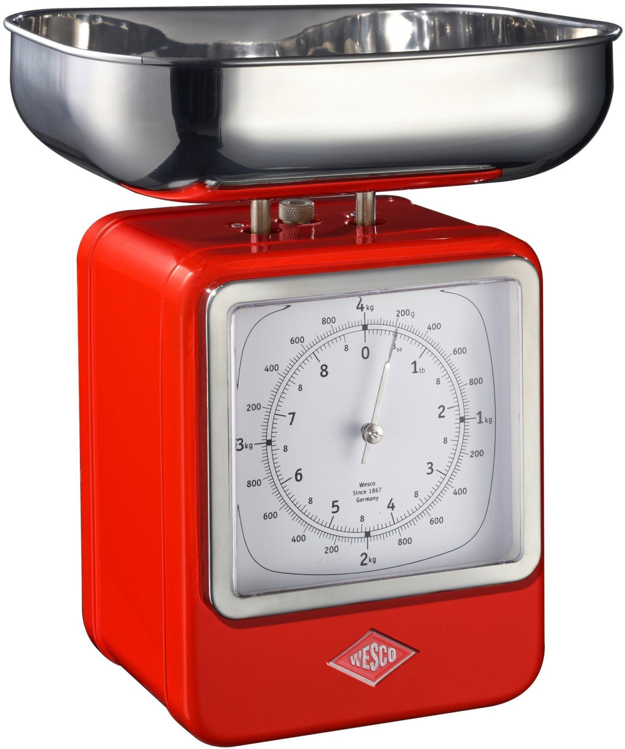 Wesco Retro Scales with Red Clock