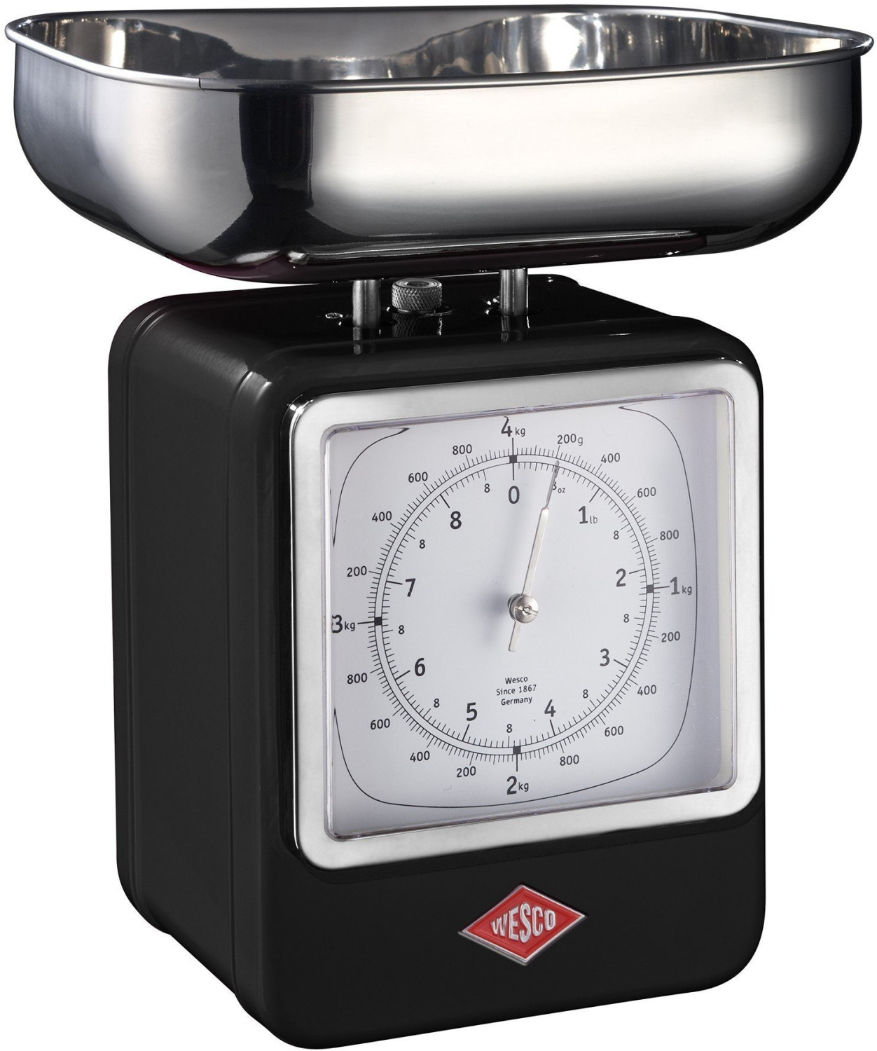 Wesco Retro Scales with Clock Black