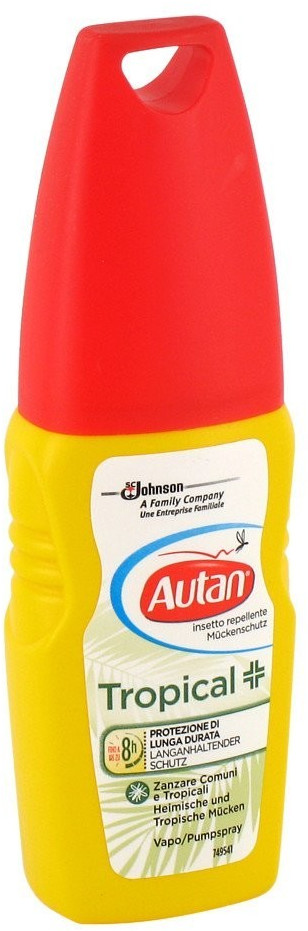 Autan tropical Mückenschutz Spray, 100 ml Solution : : Health,  Household & Personal Care