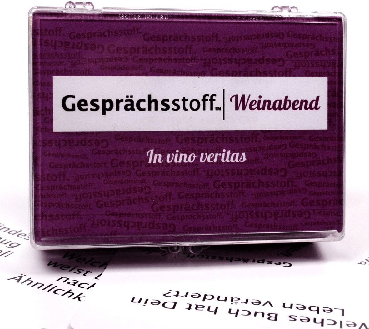 Gesprächsstoff Weinabend (allemand)