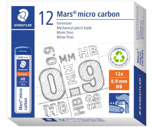 B 12 Minen STAEDTLER Druckbleistift Minen /"Mars micro carbon/" 0,9 mm Härtegrad