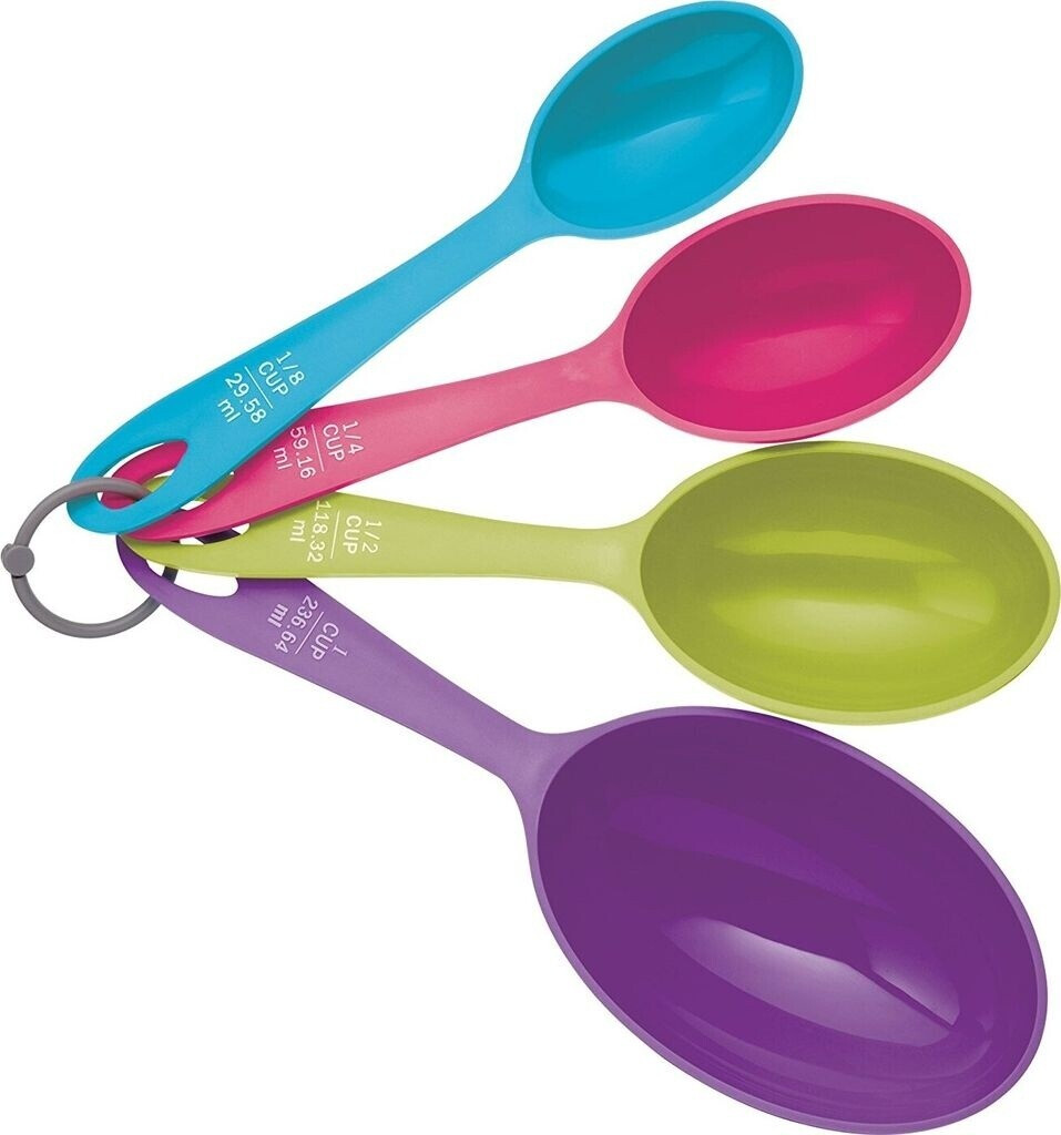 Kitchen Craft Set de 4 cuillères de mesure Colourworks