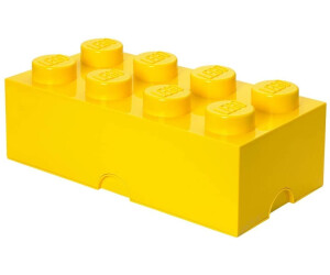 gelb Kiste Box mit 8 Noppen, Lego Aufbewarungsbox XXL Steinebox 