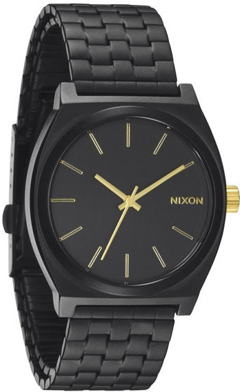 Nixon The Time Teller noir mat/or