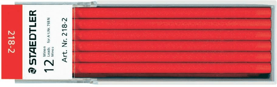 Staedtler Mine Lumocolor non-permanente 218 rouge