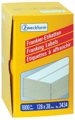 Avery Étiquettes adressage, 128x38mm, Blanc