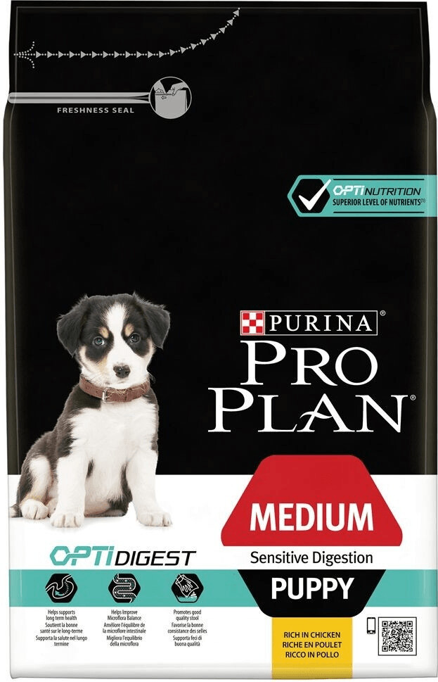 Purina Pro Plan OptiDigest Medium Puppy Sensitive digestion agneau (3 kg)