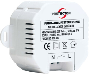 PROTECTOR Funk-Abluftsteuerung AS 6020.3 Abluftsteuerung AS6020.3 