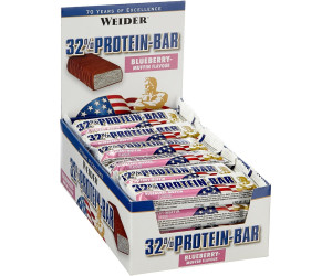 Weider 32% Protein Bar 24x 60g Box Eiweiß Riegel #Mixed %% Ab 2 19,65€/Kg 