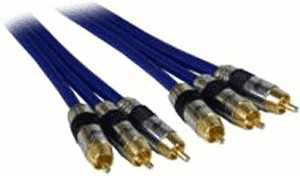 InLine Câble Premium audio/video, 3 x RCA mâle / 3 x RCA mâle