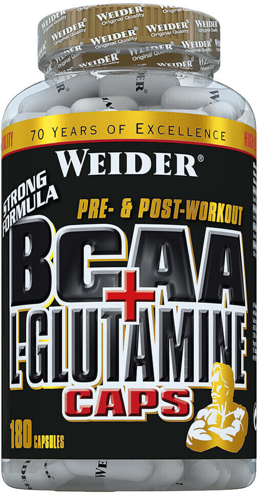 Weider BCAA + L-Glutamine Caps