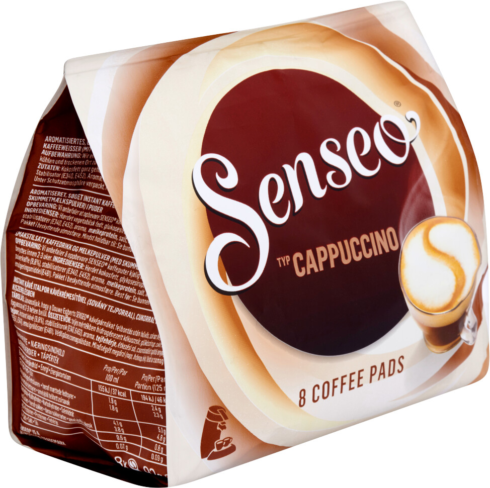Douwe egberts Pads Kapslar Senseo Cafe Latte 8 Gul