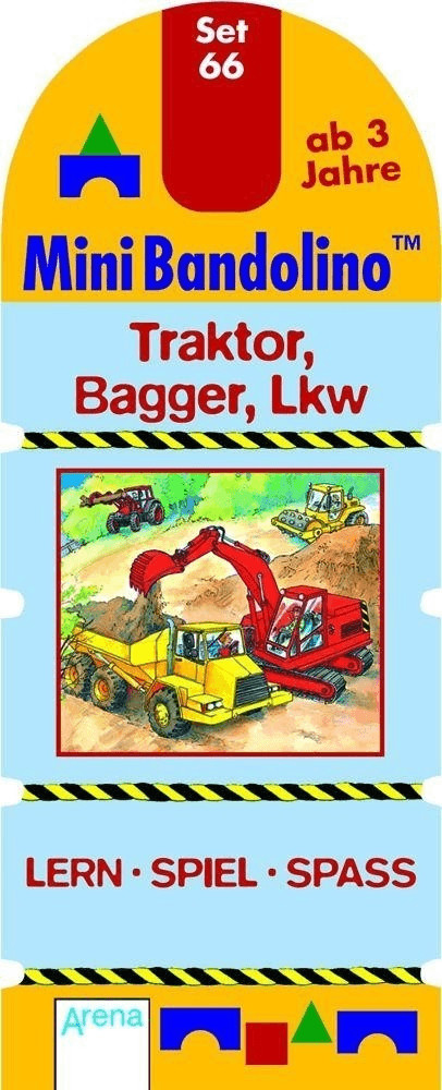 Mini-Bandolino Set 66: Traktor, Bagger, LKW (allemand)
