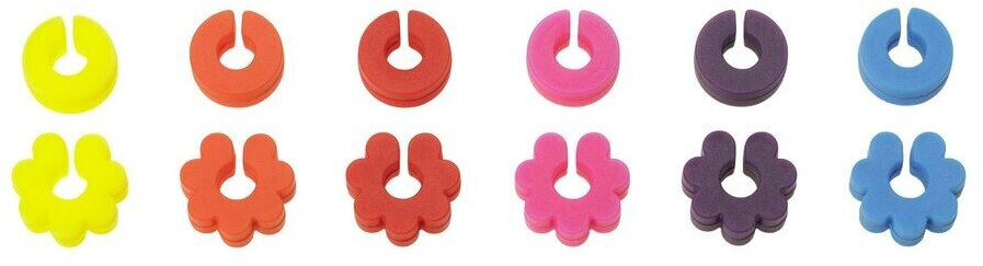 Lurch Fancy Rings Marqueur de verre (12 pièces)