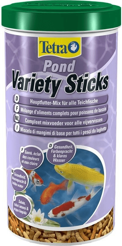 Tetra Pond Variety Sticks mélange de 3 sticks pour tous les poissons de bassin (1 l.)