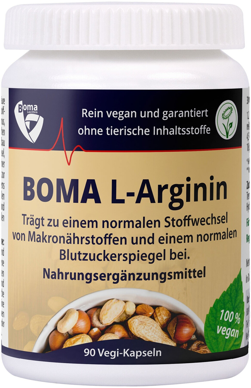 BOMALecithin LArginin Kapseln (90 Stk.) ab 12,88 € Preisvergleich