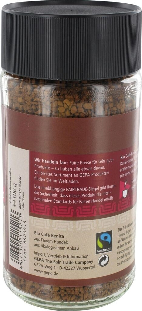 Gepa Gepa Bio Café Benita Instant (100 g) - detail view