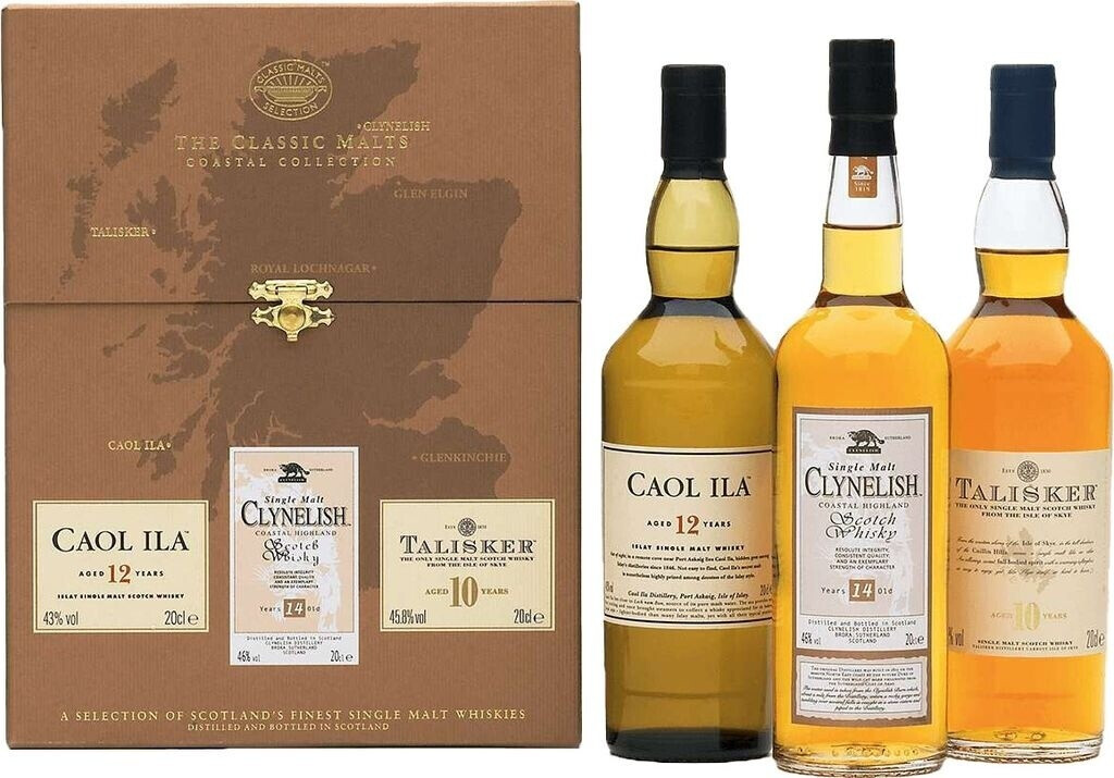 Caol Ila The Classic Malt Collection Coastal 3 x 0,2 L