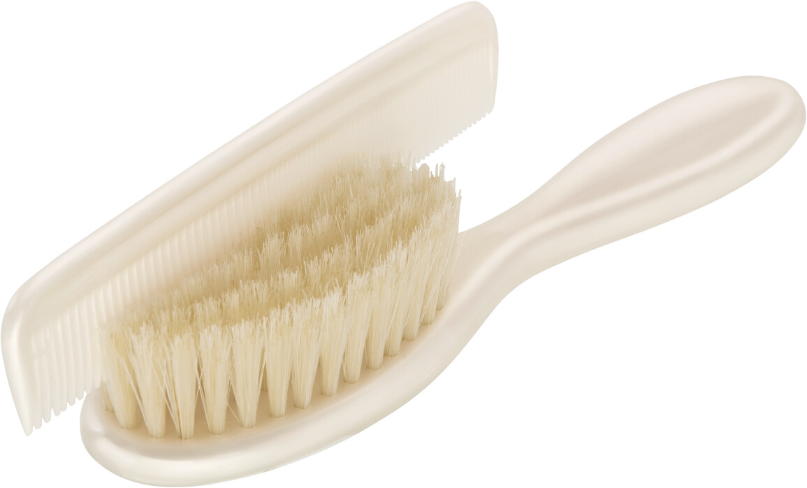 Rotho-Babydesign brosse et peigne blanc nacré