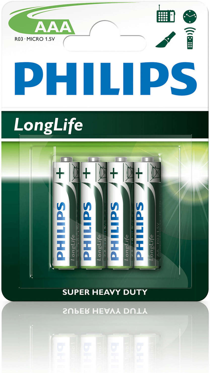 Philips 4x Micro AAA LongLife