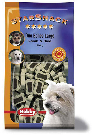 Nobby StarSnack Duo Bones Large Lamb & Rice 200g