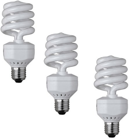 Walimex Set de 3 lampes Spiral 25W
