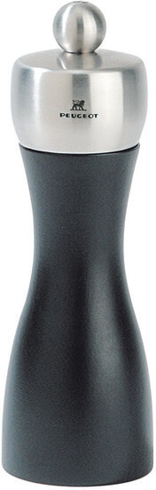 Peugeot Duo moulin à poivre & moulin à sel Fidji 15 cm noir mat