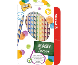 STABILO EASYcolors 12er Pack mit ... Ergonomischer Buntstift für Linkshänder 