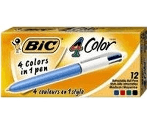 BIC 4-Color Retractable Pen 