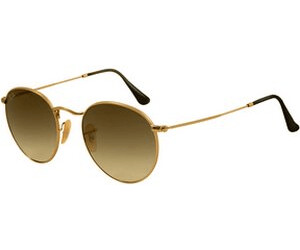 Ray ban round matte gold sales