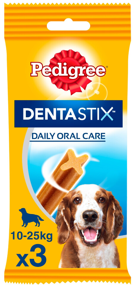 Pedigree Bâtonnets à mâcher Dentastix pour chien moyen (3 pièces)