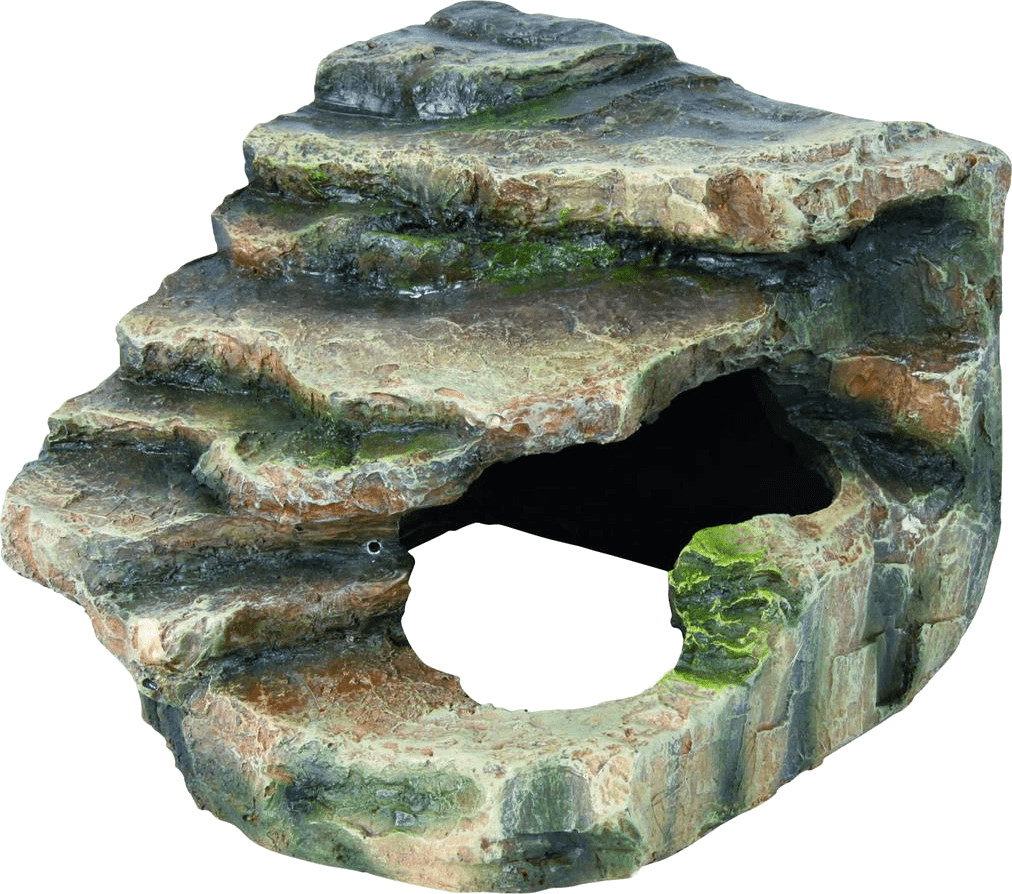 Photos - Other for Aquariums Trixie Corner Rock with Cave and Platform  (16x12x15 cm)