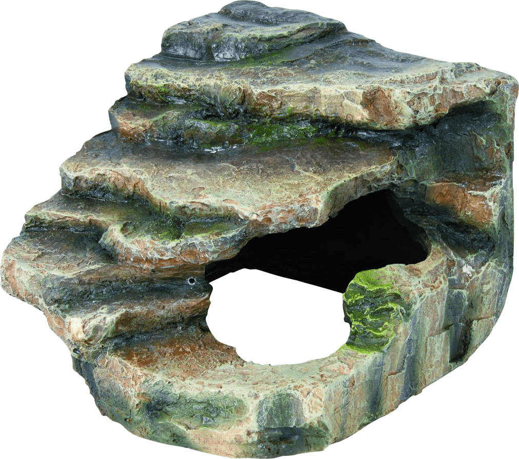Trixie Rocher d'angle avec grotte et plateforme 16 x 12 x 15 cm (76194)