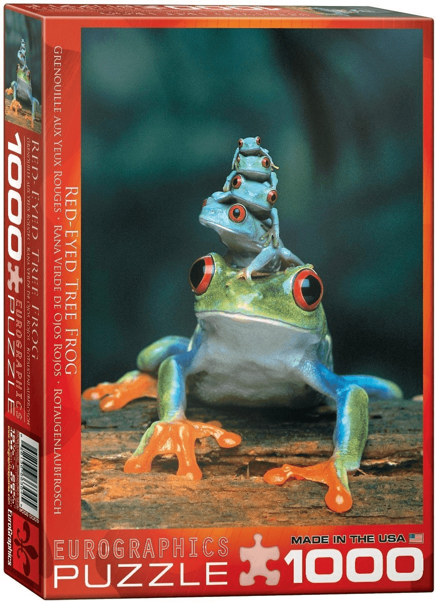 Eurographics Puzzles Grenouille aux yeux rouges (1000 pièces)