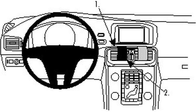 Brodit ProClip Volvo V40