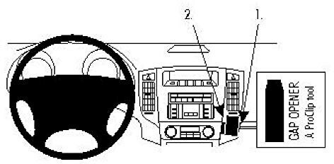 Brodit ProClip Mitsubishi Pajero