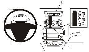 Brodit ProClip Citroën C2